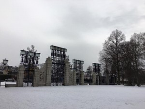 Vigeland Parkı Oslo Norveç 2