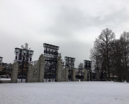 Vigeland Parkı Oslo Norveç 2