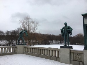 Vigeland Parkı Oslo Norveç 3