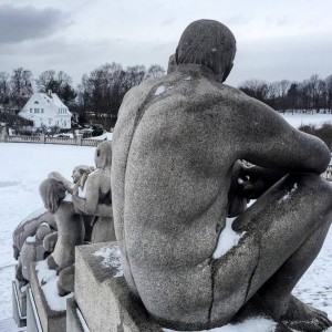 Vigeland Parkı Oslo Norveç 4