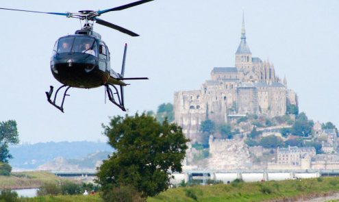 Paris ve Mont Saint-Michel Helikopter Turu 1